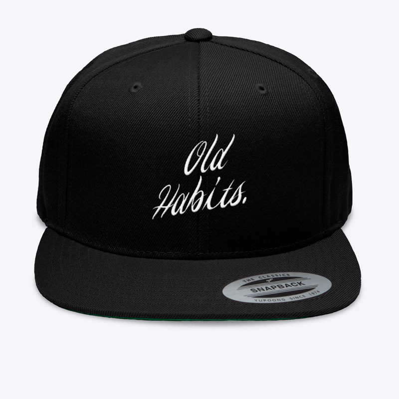 Old Habits Script Hat